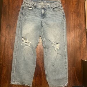 Old Navy Women's Boyfriend Jeans - Light Blue